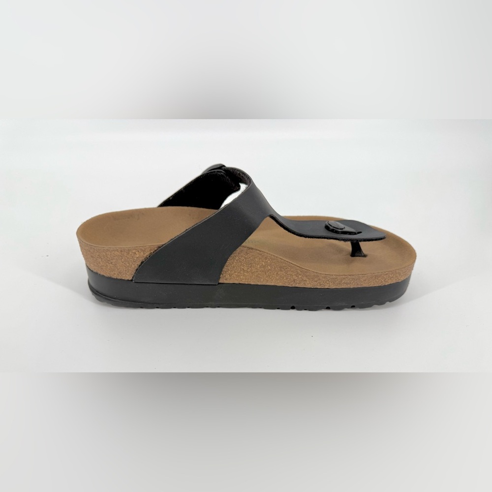 Birkenstock Papillio Black and Tan Women's Sandals - Picture 8 of 9